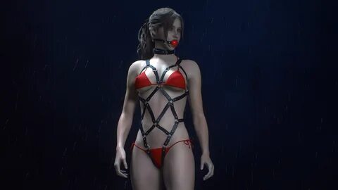 БДСМ-костюм с бикини для Клэр в Resident Evil 2 Remake