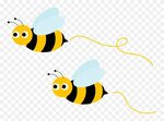 Download Honey Bees Insect Clipart - Cartoon Bees Flying - P