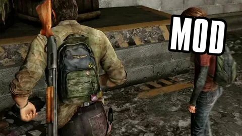 Joel With Ellie's Backpack (The Last of Us Mod) - YouTube