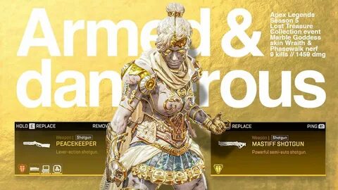 ARMED & DANGEROUS - Marble goddess Wraith w/ GOLD PK & MASTI