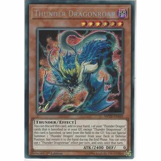 Thunder Dragonroar MP19-EN169 Prismatic Secret Rare 1st Edition Yugioh.