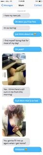 Real mom and son sexting incest