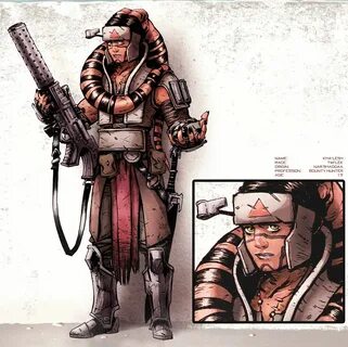 My Star Wars RPG character Kha'Lesh - Twi'lek Bounty Hunter 