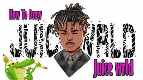 how to draw Juice WRLD step by step - YouTube