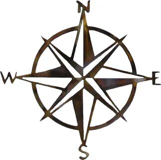 Compass Rose Wall Art - Easy To Draw Compass - (1298x1358) P