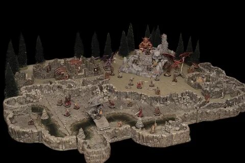 Kronos, Dwarven Forge, le donjon en 3D