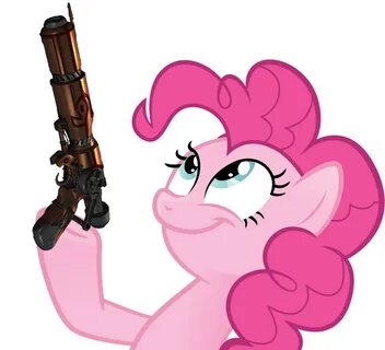 #35659 - safe, pinkie pie, caster gun, look what pinkie foun