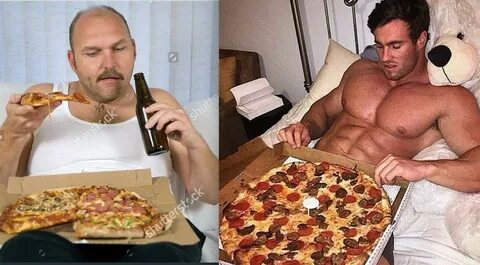 average guy eats pizza "Ewww, what a digusting slo - /r9k/ -