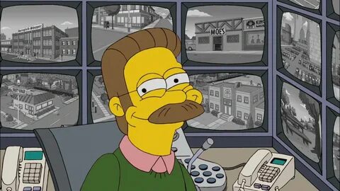 Image result for ned flanders smile The simpsons, Right hand