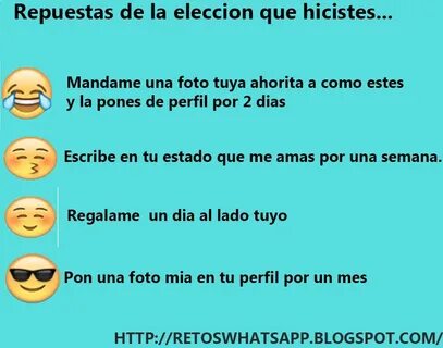 Imagenes De Retos Para Mandar Por Whatsapp - 5 retos de What