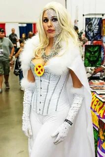 Emma Frost #cosplay 2014 Dallas Comic Con *A little much on 