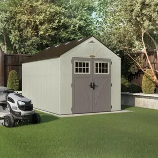 Suncast 8x13 Tremont Two Plastic Garden Shed