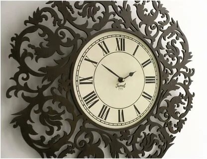 Часы настенные Jannet-clock деревянные "Верона" 50см дуб - к
