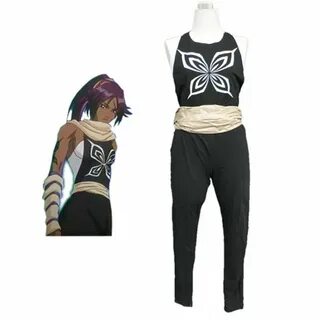 CosplayDiy Men's Outfit Bleach Yoruichi Shihōin hornet's cre