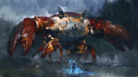 Boss Crab by Halil Ural (cdna.artstation.com) submitted by L