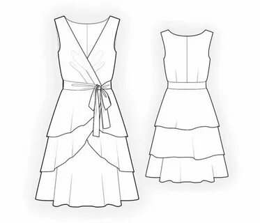Silk Dress Sewing pattern design, Skirt patterns sewing, Wom