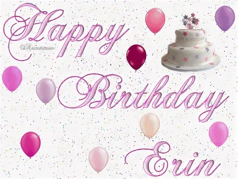 Happy Birthday Erin Birthday Cards