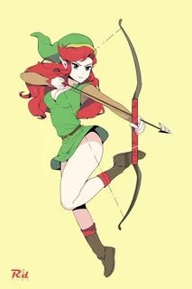 86 female Link Female Link Character art, Zelda art, Charact