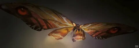 Official Mothra Concept Art - Godzilla 2 Official Concept Ar