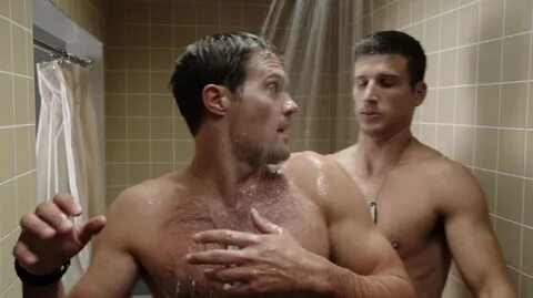 Straight guys in shower