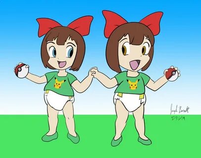 Padded Pokemon twins by warpwarp1929 -- Fur Affinity dot net