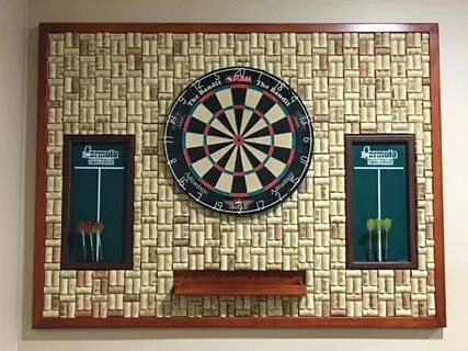 Electronic Dart Board With Cabinet - Madison Art Center Desi