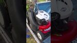 Snapper self propelled 21 inch hi vac mower - YouTube