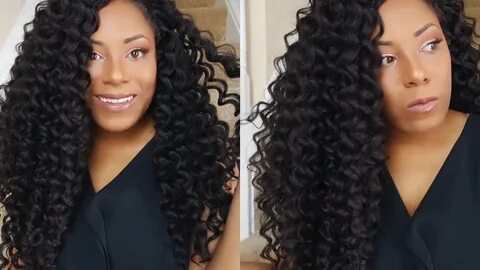 KIMA RIPPLE DEEP CROCHET HAIR REVIEW LIA LAVON - YouTube