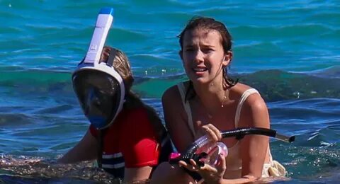 Millie Bobby Brown & Lilia Buckingham Go Snorkeling in Hawai