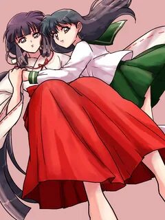 Kikyo and Kagome 奈 桔 と か ご め 犬 夜 叉 - Kikyo x Kagome Fan Art 