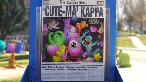 Dan the Pixar Fan: Monsters University: "Cute-Ma Kappa" Pink