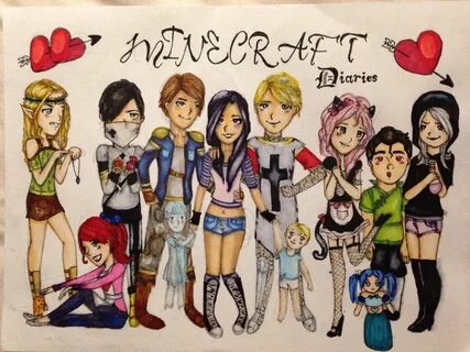 minecraft_diaries_by_ak132-d9hlvn2.jpg (1024 × 768) Aphmau, 