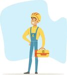 The Right Person For The Job - Cartoon Clipart - Full Size C