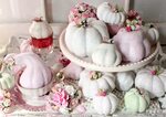 Shabby Chic Shimmering Pumpkins and Gourds! - The Cottage Ma