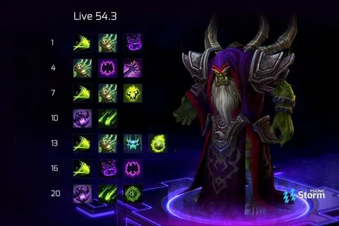 Gul'dan standard Build on Psionic Storm - Heroes of the Stor