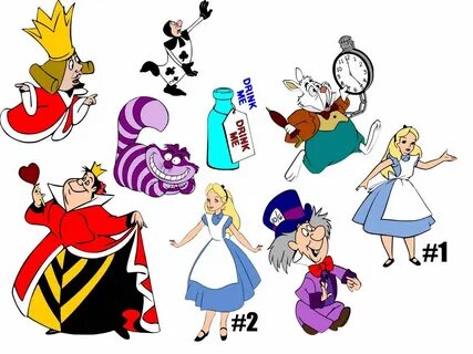 Alice in wonderland Characters Sprite Stitch Board! * View t