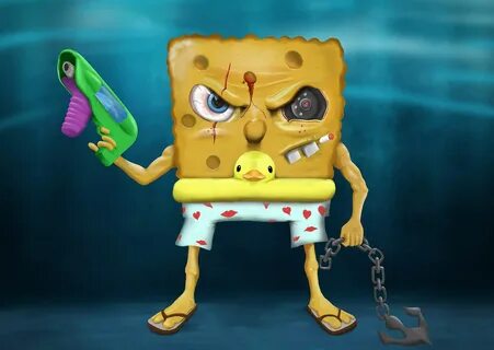 Pool Terminator SpongeBob Naughty-Pants on Behance