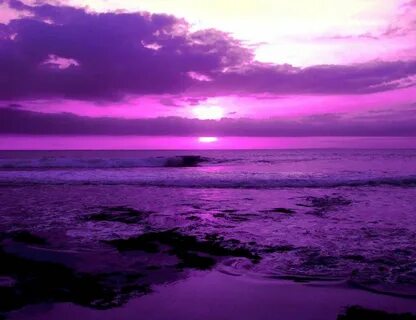 Purple ocean sunset. Purple sunset, Purple sky, Purple wallp