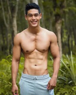 Surapong Taemkhun: Shirtless