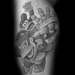 40 Donkey Kong Tattoo Designs For Men - Retro Gamer Ink Idea