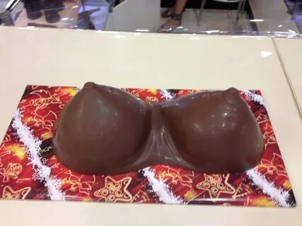 Show me some silky chocolate boobs