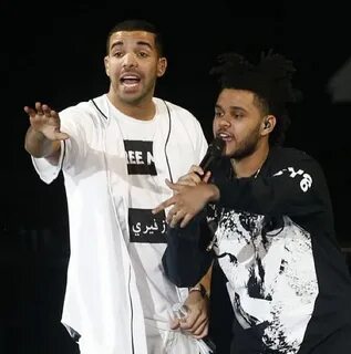 Drake and The Weeknd #OVOFest2013 The weeknd, Nicki and drak