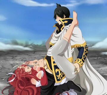 Erza and Zeref - Queen-Zelda - Fairy Tail