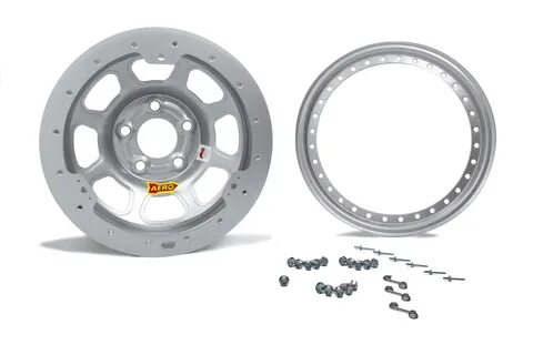 Aero Race Wheels 13x8 2in. 4.50 серебро Beadlock Wheel Pn 33