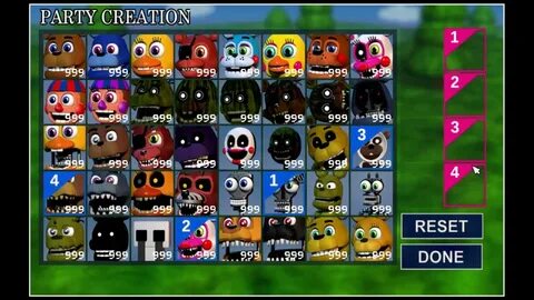 FNAF WORLD HACK !?!? FNAF World All Characters lvl 999999999