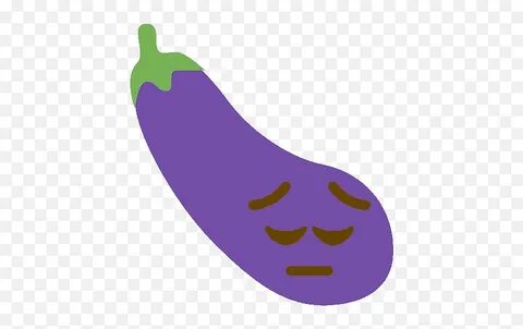 Pensiveeggplant - Pensive Eggplant Emoji,Discord Eggplant Em