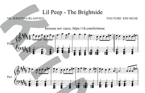 Светлая сторона (The Brightside) для пианино. Ноты и миди дл
