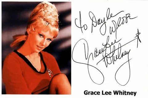 Kiwiautogal's Autographs: Grace Lee Whitney