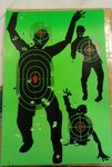 pin on shooting - printable shooting targets zombie calendar