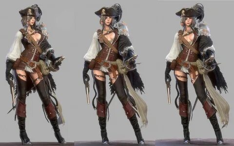 Pirate 3D Character work Concept art characters, Fantasy gir